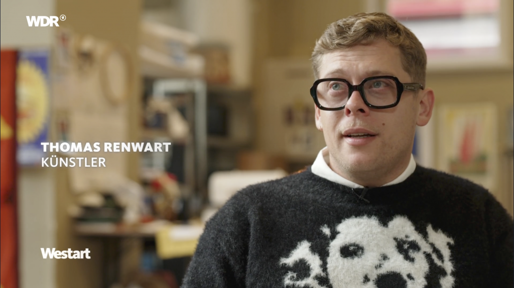 Thomas Renwart | New Positions auf der Art Cologne | WDR Westart, 2025 
